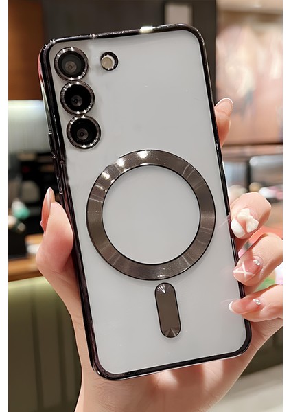 Samsung Galaxy A35 Kılıf Kamera Lens Korumalı Magsafe Şarj Destekli Renkli Yumuşak Kılıf