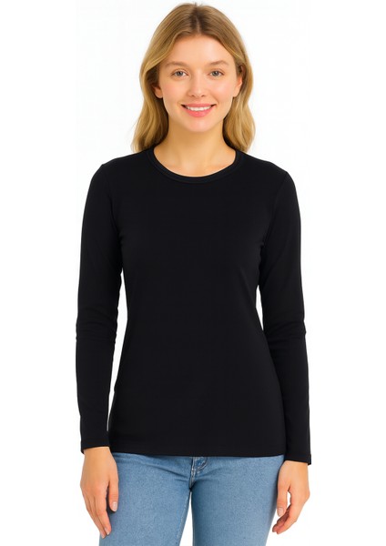 Uzun Kol Bisiklet Yaka Atlet Body