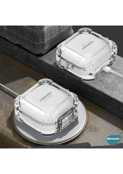 Samsung Galaxy Buds Core Kılıf Safety Lock Protection Mavi modelleri