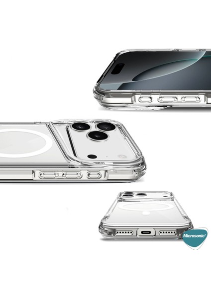 Apple iPhone 17 Pro Max Kılıf Magsafe Trex Bumper Şeffaf modelleri