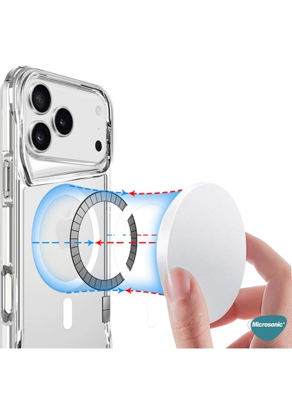 Apple iPhone 17 Pro Kılıf Magsafe Trex Bumper Şeffaf fırsatları