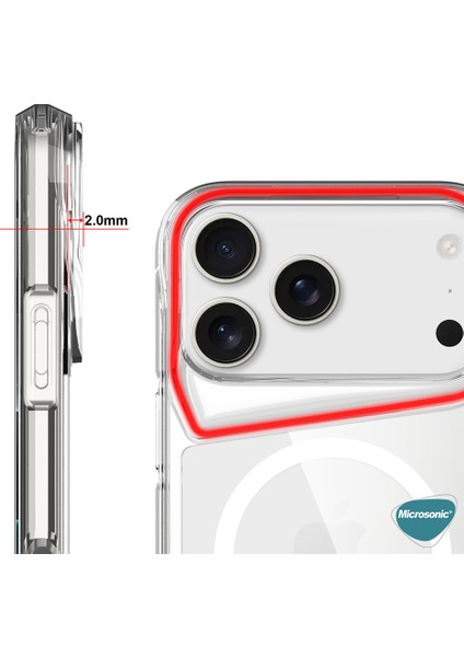 Apple iPhone 17 Pro Kılıf Magsafe Trex Bumper Şeffaf indirimleri