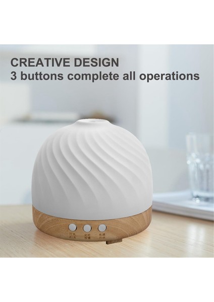 300ML Aromaterapi Makinesi Sessiz Esansiyel Yağ Difüzörü Atomize Hava Nemlendirici Yatak Odası Ofis Ab Fişi (Yurt Dışından) fırsatları