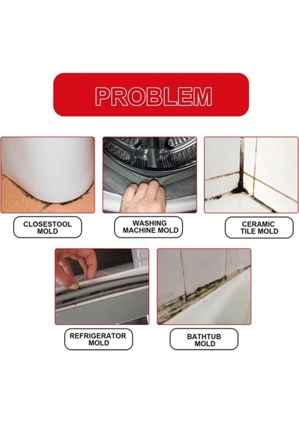 Çamaşır Makinesi Temizleyici 100ML Siyah Küf Duş Temizleyici Çamaşır Makinesi Temizleyici Küf Lekesi Temizleyici Jel Ön Yüklemeli Çamaşır Makinesi (Yurt Dışından) indirimleri