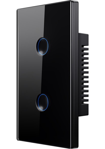 Zigbee Akıllı Dokunmatik Anahtar 110-240V 2.5d Içbükey Stil Zigbee3.0 Sinyal Tekrarlayıcı Alexa Google Home 2 Çete ile Çalışır (Yurt Dışından)