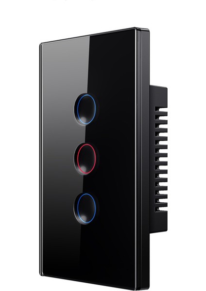 Zigbee Akıllı Dokunmatik Anahtar 110-240V 2.5d Içbükey Stil Zigbee3.0 Sinyal Tekrarlayıcı Alexa Google Home 3 Çete ile Çalışır (Yurt Dışından)