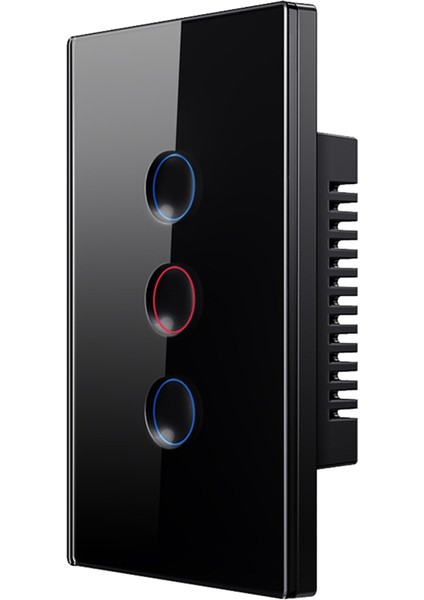 Tuya Wifi Akıllı Dokunmatik Anahtar 110-240V 2.5d Içbükey Stil Zigbee3.0 Sinyal Tekrarlayıcı Alexa Google Home 3 Çete ile Çalışır (Yurt Dışından)