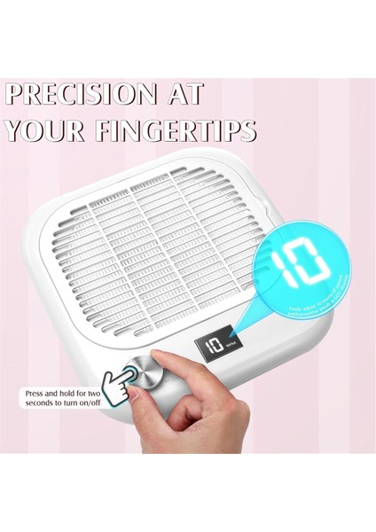 Nail Tech 600PA Yüksek Hızlı Elektrikli Tekrar Kullanılabilir Filtreli, Sessiz Emiş Makinesi Için Tırnak Tozu Toplayıcı Vakum (Yurt Dışından) fırsatları