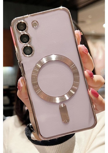 Samsung Galaxy A35 Kılıf Kamera Lens Korumalı Magsafe Şarj Destekli Renkli Yumuşak Kılıf