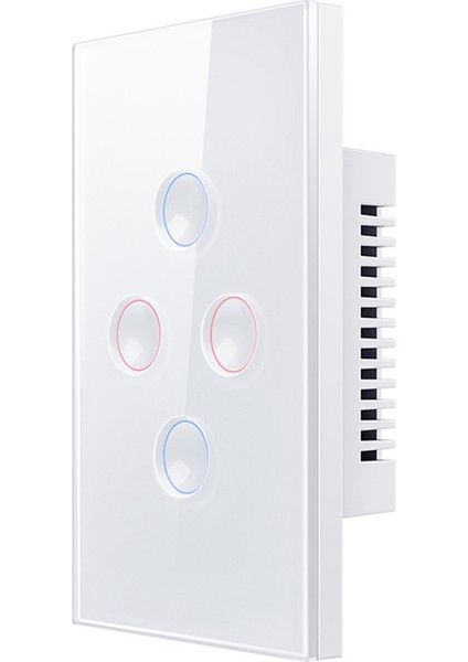 Tuya Wifi Beyaz Akıllı Dokunmatik Anahtar 110-240V 2.5d Içbükey Stil Zigbee3.0 Sinyal Tekrarlayıcı Alexa Google Home, D ile Çalışır (Yurt Dışından)