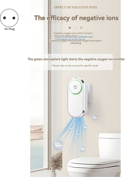 Koku Giderici Hava Temizleyici Negatif Iyon Banyo Evcil Hayvan Ev Kullanımı Dezenfeksiyon ve Formaldehit Giderimi Koku ve Duman Ab Fişi (Yurt Dışından) fiyatları