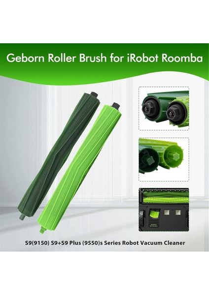 Irobot Roomba S9 (9150) S9+ S9 Plus (9550) S Serisi Elektrikli Süpürge Ana Yan Fırça Hepa Filtre Yedek Parçaları (Yurt Dışından) fiyatları