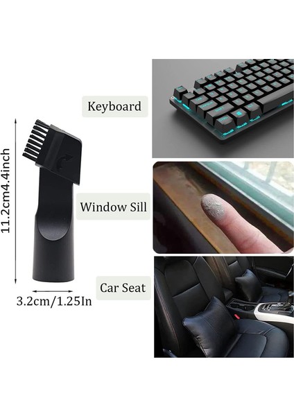 1 1/4 Inçlik Vakum Aksesuarları ve Ek Parçaları, Ev Temizlik Vakum Fırçası Ek Parçası Ucu Esnek Dar Alan Temizleme Aparatı (Yurt Dışından) fiyatları