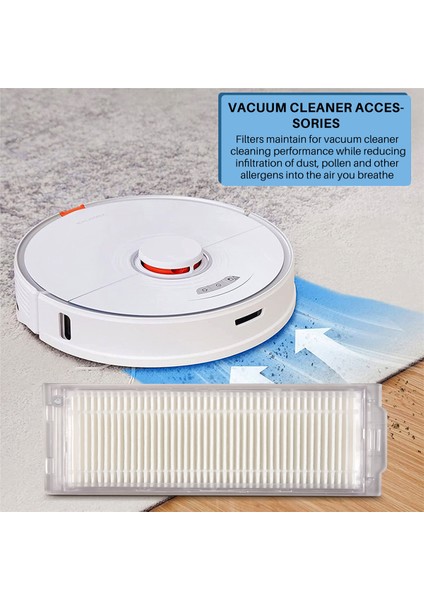 Xiaomi Mijia Mi Robot Süpürge Mop-P Pro STYTJ02YM Temizlik Robotu Aksesuarları Için 6 Adet Yıkanabilir Hepa Hava Filtresi STYTJO2M (Yurt Dışından) fırsatları