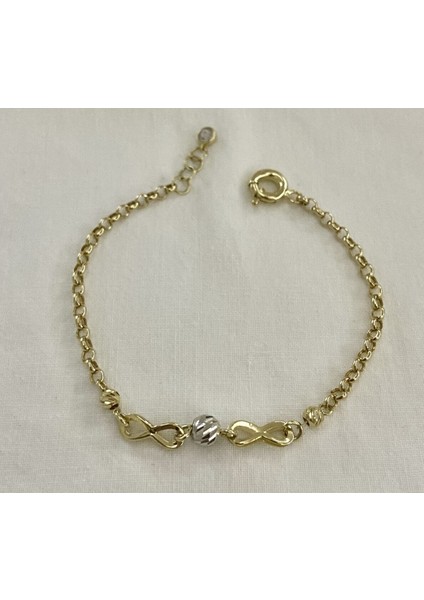 Çift Sonsuzluklu Altın Bileklik fırsatları