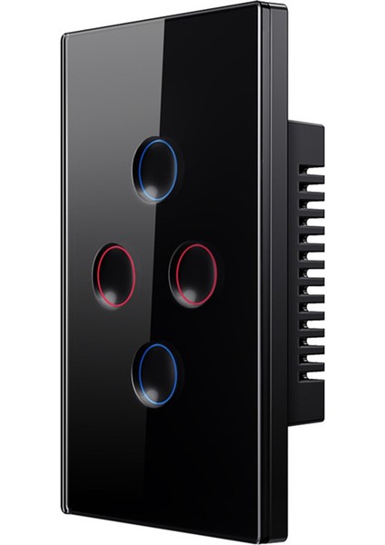 Tuya Wifi Akıllı Dokunmatik Anahtar 110-240V 2.5d Içbükey Stil Zigbee3.0 Sinyal Tekrarlayıcı Alexa Google Home 4 Çete ile Çalışır (Yurt Dışından)