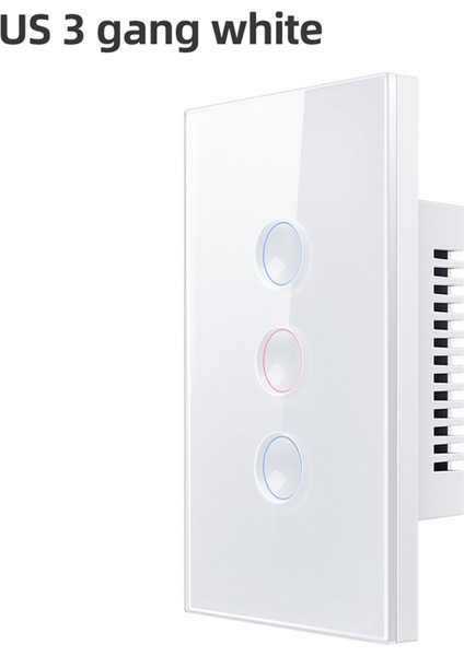 Zigbee Beyaz Akıllı Dokunmatik Anahtar 110-240V 2.5d Içbükey Stil Zigbee3.0 Sinyal Tekrarlayıcı Alexa Google Home 3 Çete ile Çalışır (Yurt Dışından) indirimleri