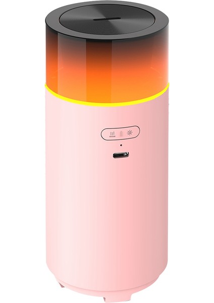 LED Işık Nemlendirici Aromaterapi Makinesi USB Sessiz Esansiyel Yağ Difüzörü Gece Lambası Sisleme Hava Nemlendirici Pembe (Yurt Dışından)