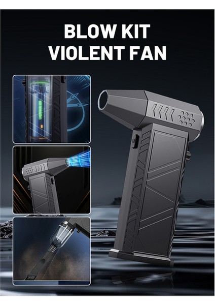 X9 Toz Üfleyici 300000RPM Fırçasız Motor Açık Hava Toz Alma Üfleyici Tip-C Şarj Edilebilir Hava Üfleyici Temizleme Pc Turbo Fan (Yurt Dışından) fırsatları