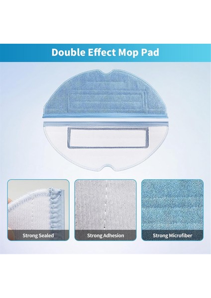 Roborock S7 Maxv Ultra / S7 Pro Ultra Elektrikli Süpürge Ana Yan Fırça Hepa Filtre Paspas Bez Torba Yedek Parçaları (Yurt Dışından) modelleri