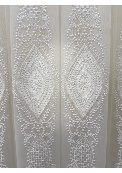 Kort Desenli Tül Perde modelleri