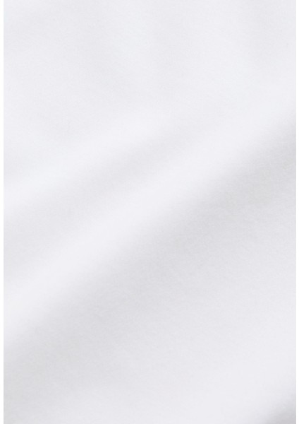 Saf Pamuklu Kısa Kollu Yuvarlak Yaka T-Shirt