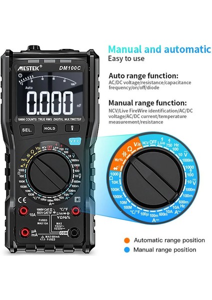 DM-100C Dijital Multimetre modelleri