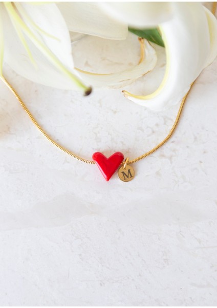 Murano Kalp Harfli Kolye fiyatları