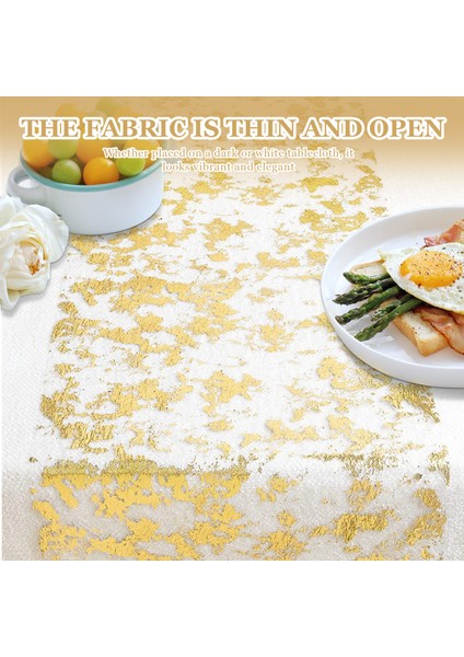 Masa Runner, Köpüklü Polyester Tül Şerit Rulo Altın Folyo, Doğum Günü Partisi Düğün Noel Dekor 28CMX10M (Yurt Dışından) indirimleri