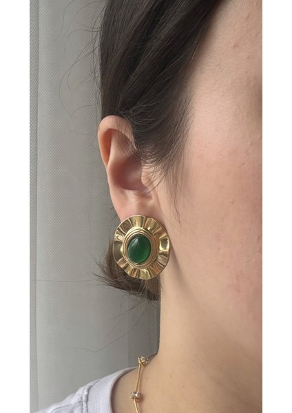 Vintage Düğme Küpe fiyatları