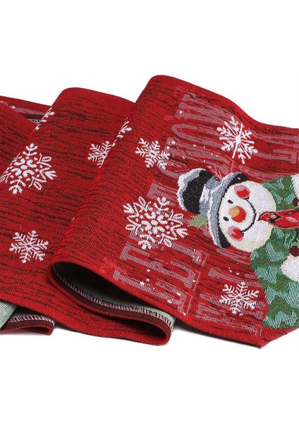 Noel Masa Koşucu, Snowman-Winter Masa Mutfak Mutfak Yemekleri Için Runner Ev Partisi Masa Dekoru Için Noel Dekoru (Yurt Dışından) indirimleri