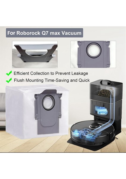 Roborock S8+, S8 Pro Ultra, S7 Maxv Ultra, S7 Max, S7 Maxv Ultra, Q7 Q7+ Q8 Max+ Q5 Q5+ Robot Süpürge Için 22'li Toz Torbası Paketi (Yurt Dışından) indirimleri