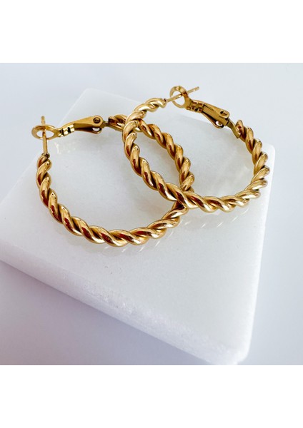 Çelik Basic Halka Küpe