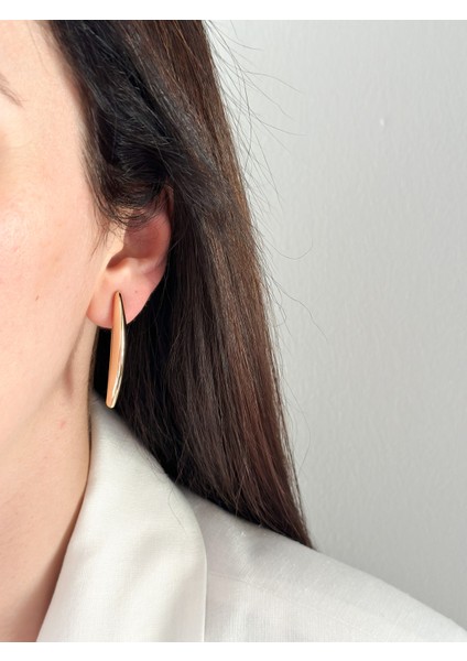 Çelik Uzun Çubuk Küpe modelleri