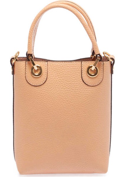 Nude Hakiki Deri Kadın Çapraz Askılı Çanta - S23K1BC80095-T6A