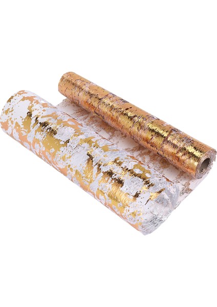 Masa Runner, Köpüklü Polyester Tül Şerit Rulo Altın Folyo, Doğum Günü Partisi Düğün Noel Dekor 28CMX5M (Yurt Dışından) fiyatları