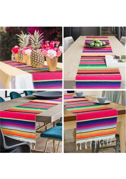 2pcs Meksika Masa Koşucu 14 x 108 Inç Meksika Parti Düğün Dekorasyonları Açık Piknik Yemek Masası (Yurt Dışından) modelleri