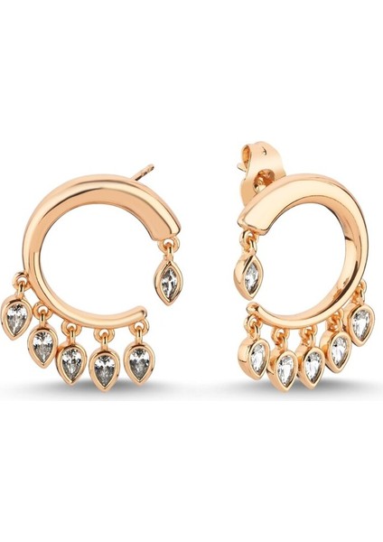 Özel Seri Byeaz Damla Sallantılı Küpe