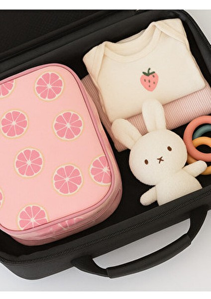 Mama Yoyo Seyahat İlaç Çantası Suya Dayanıklı Polyester 3 Gözlü Çok Renkli 22x16x10 cm