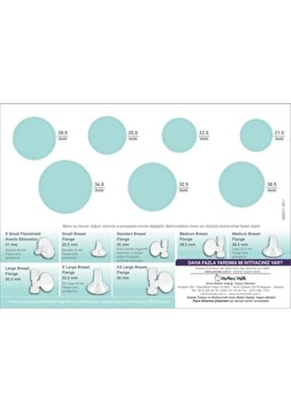 Tekli Süt Sağma Seti BPA İçermeyen Plastik Malzeme