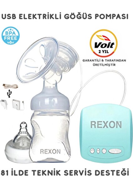 Elektrikli Göğüs Pompası Mavi BPA İçermeyen Malzeme fiyatları