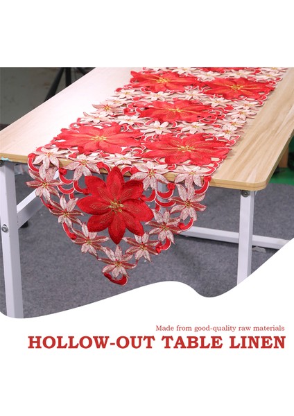 Noel Işlemeli Masa Koşucusu, Içi Boş Çay Masa Örtüsü, Restoran Yemekleri Için Xams Parti Ziyafet Etkinlikleri, 15X70 Inç (Yurt Dışından) fırsatları