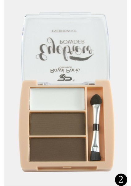 Allzey Royal Paris Eyebrow 3lü Kaş Far Seti-2 modelleri