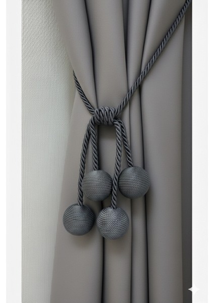 Modern Sarım 4 Toplu Braçol Kornişe Takmatik Ipli Tavan Perde aksesuarı