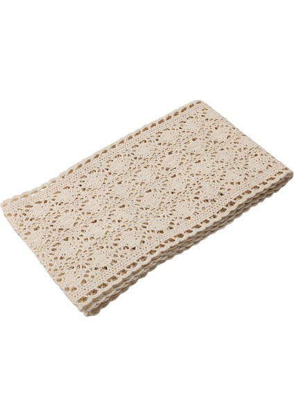 Masa Runner Macrame Boho Style Bej Krem (15 x 200 Cm) Masa Koşucu, Vintage Tığ Rustik, Düğün (Yurt Dışından) modelleri