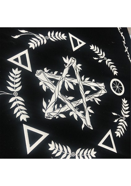 Tip B Tarot Masa Decloth Velvet Mat Beş Noktalı Yıldız Masa Deskloth Güzel Desen Masa Korkağı (Yurt Dışından) fiyatları