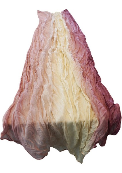 2pcs Cheesecloth Masa Runner Boho Masa Koşucu Gradyan Masa Koşucu Bebek Duş Düğün Nişan Gelin Dekor (Yurt Dışından)