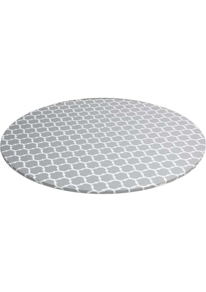 Yuvarlak Masa Örtüsü Elastik Kenar Su Geçirmez Yağ Geçirmez Pvc Masa Bezi, Kapalı ve Dış Mekan Için Temiz Masa Kapağı Silme (Yurt Dışından)