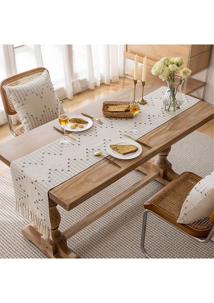 Masa Bayrağı Çay Bayrağı Kumaş Masa ile Kumaş Ev Mobilyası Bezi Masa Örtüsü 33X224CM (Yurt Dışından) fırsatları