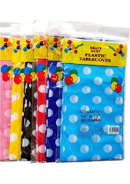 6 Pcs Çeşitli Plastik Masa Dizisi Dikdörtgen Tablo Kapak Parti Masa Dekorasyonu Parti Piknik Mutfak Malzemeleri (Yurt Dışından) fiyatları